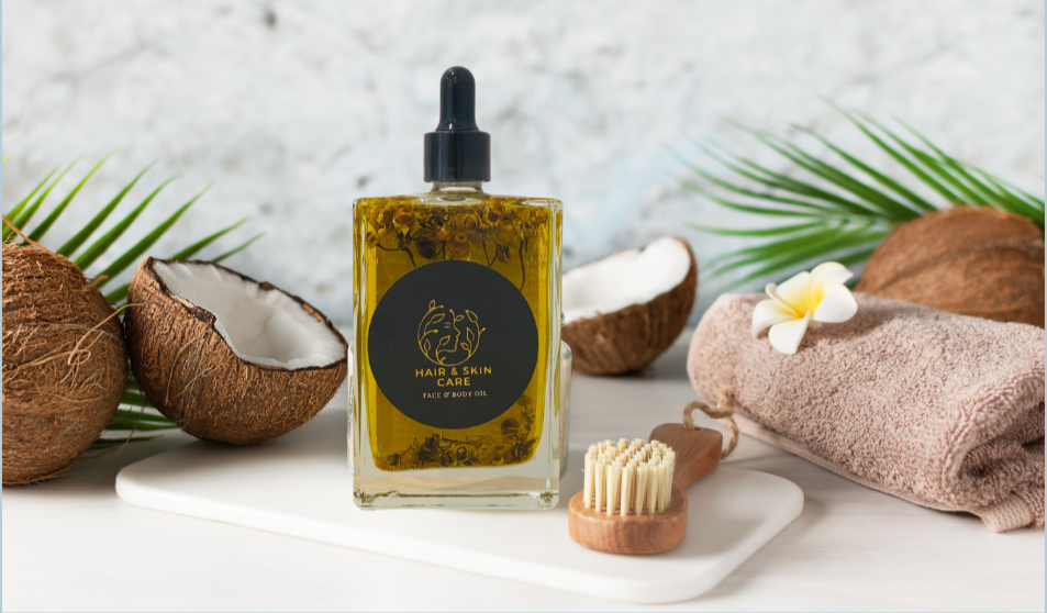 For Smooth and beautifully glowing skin, use our Vegan Face and Body Oil daily. Smooth a small amount on damp skin after showering or bathing to seal in moisture.  *Not recommended for children under 2 years of age.